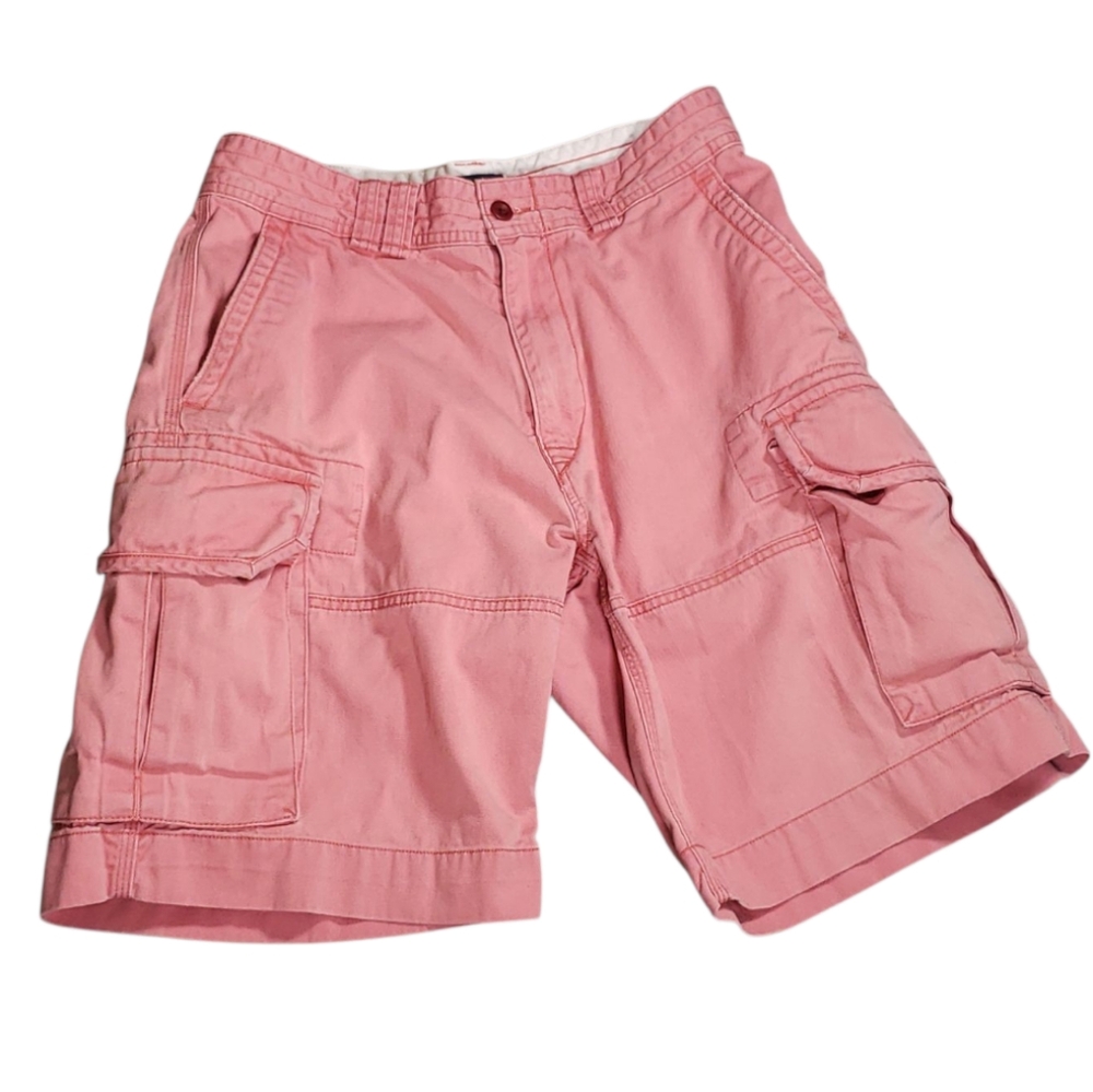 Polo Ralph Lauren Utility Cotton Short 32 Vtg Preppy Resort Coastal Cargo Chino